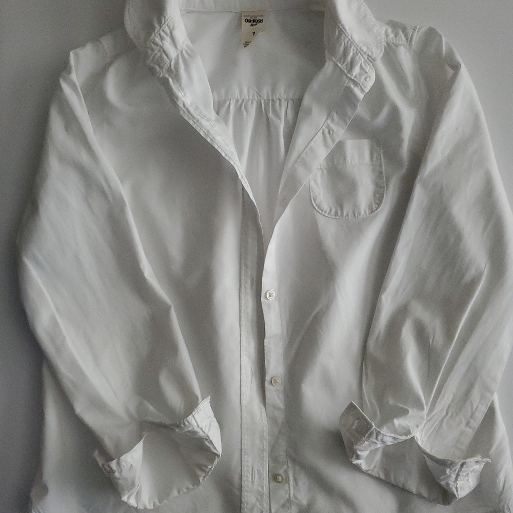 Girls Size 7 OshKosh Collar Shirt